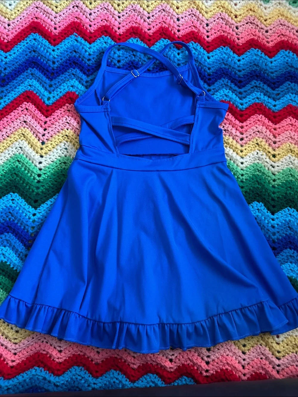 Royal Blue 6-7T Athletic Dress